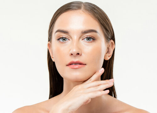 Photo of a woman with great skin after RADIESSE® injections